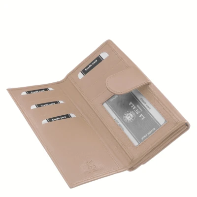 Portofele piele dama LA SCALA ANC155-l.beige-image4