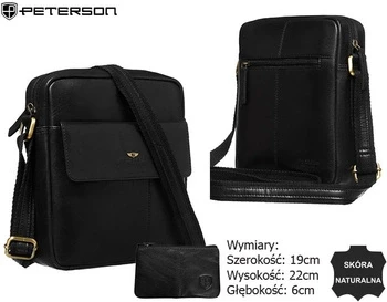 Borseta PETERSON 719-TUM-0512 Black