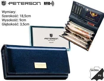 Portofel PETERSON PX24-DYS-5143 Navy