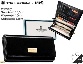 Portofel PETERSON PX28-DYS-5198 Black