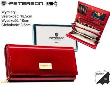 Portofel PETERSON PX28-DYS-5211 Red