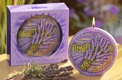 Lumanari parfumate dysk Lavender 470g-image1