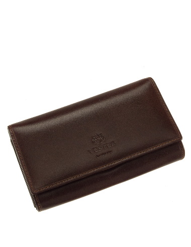 Portofele piele Vester VCS100 - Maro închis