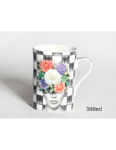 Cana porcelan Womens Floral 01889