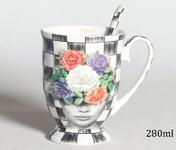 Cana porcelan Womens Floral 01971