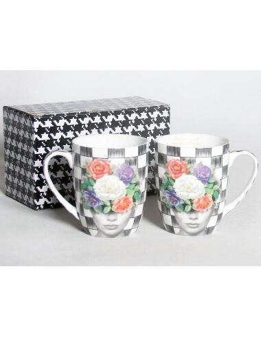 Set cana porcelan Womens Floral 02503