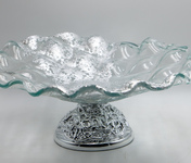 Murano Italy CRUMBS SILVER NODO CNT8297-1204BNG