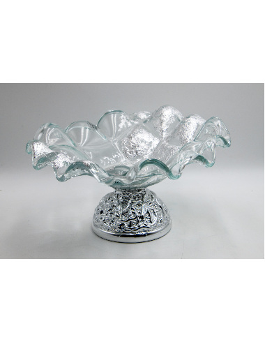 Murano Italy CRUMBS SILVER NODO CNT8298-1204BNM