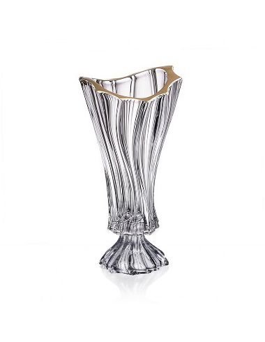 PLANTICA Vase FTD 400 gold rim