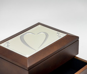 Cutie bijuterie AFAS0053 marou sertar - flori