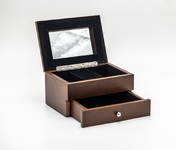 Cutie bijuterie AFAS0053 marou sertar - trandafir