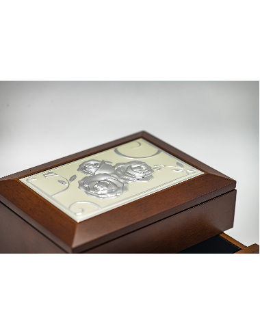 Cutie bijuterie AFAS0053 marou sertar - trandafir