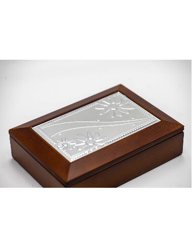 Cutie bijuterie AFAS0068 marou - flori