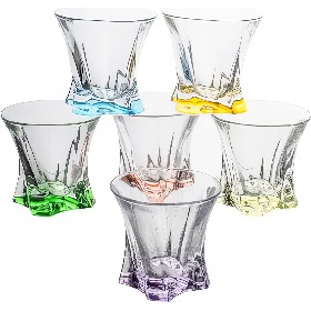 Bohemia COOPER Tumbler 320 set 6, sprayed