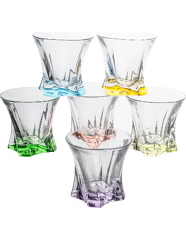 Bohemia COOPER Tumbler 320 set 6, sprayed