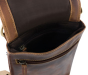 Borseta piele Green Deed FIR02V cognac